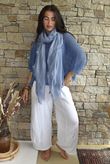 Conrad Grunge Loose Cotton Knit Denim